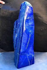 Lapis Lazuli Tumble , Huge Lapis Lazuli Free form tumble Made in Afghanistan, Real Blue Ultramarine, Handmade NO dye Lapis Tumble Home Decor