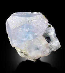 AquaMorganite With Green Tourmalines and Albite From Dara e Peach Afghanistan - 128 gram