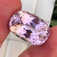 Sweet Pink Kunzite Gemstone, Oval Shape, Faceted Kunzite Cut Stone, Flawless Kunzite, Exotic Pink Kunzite, Jewelry Gemstone, 32 CT