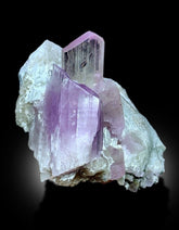 Pink Kunzite Specimen, Pink Kunzite crystals on matrix, Natural Kunzite, Terminated Kunzite crystals, Raw Kunzite, Chakra stone, 335 g