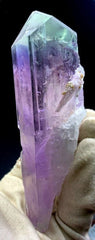 Bicolor Kunzite Crystal ,Microlite Crystals, Natural Kunzite, Kunzite stone, Rare crystals, Rare minerals, 394 Gram , 160*45*30 mm