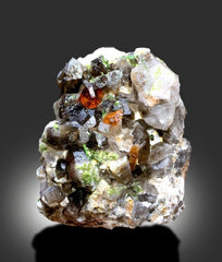 Topaz Crystals with Tourmalines, Herderite Crystals, Smoky Quartz Crystals, Crystal Cluster, Topaz Specimen, Tourmaline Cluster, 4377 g