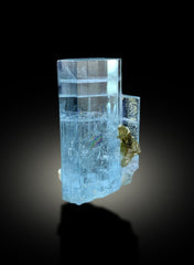 Natural Sky Blue Color Aquamarine Crystal, Aquamarine with Mica, Aquamarine from Shigar valley Skardu Pakistan - 49 gram
