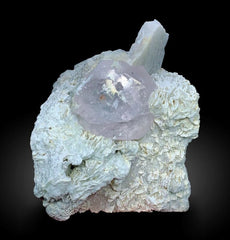 Pink Morganite Crystal with Cleavlandite Albite, Morganite Specimen, Morganite Stone, Morganite From Afghanistan, 1770 g, 149*116*101 mm