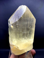 Natural Yellow Kunzite Crystal, Triphane Crystal, Kunzite Specimen, Spodumene Kunzite, Mineral Specimen, Crystal Specimen, 372g