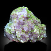 Natural Green Tourmaline Cluster on Pink Lepidolite, Tourmaline Specimen, Tourmaline Specimen from Paproke Afghanistan - 3949 gram