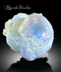 AQUAMORGANITE Bi-colored Beryl Crystal with Quartz, Morganite Crystal , Morganite Stone, Fine Mineral, Aquamorganite For Sale 374 g