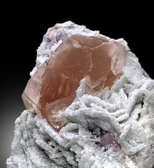 Peach Pink Morganite With Apatite and Cleavelandite Albite Specimen From Afghanistan - 512 gram