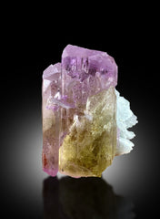 Natural Bicolor Kunzite with White Cleavelandite Albite, Kunzite Specimen, Raw Kunzite Stone, Kunzite from Afghanistan - 276 gram