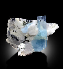 Sky Blue Aquamarines With Mica, Schorl and Feldspar Mineral Specimen From Shigar Valley Skardu Pakistan - 723 gram