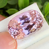Sweet Pink Kunzite Gemstone, Oval Shape, Faceted Kunzite Cut Stone, Flawless Kunzite, Exotic Pink Kunzite, Jewelry Gemstone, 32 CT