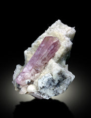 Natural Pink Color Kunzite Crystal on Feldspar, Kunzite Specimen, Raw mineral, Kunzite from Nuristan, Afghanistan - 2010 gram