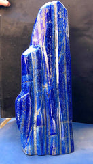 Lapis Lazuli Tumble , Huge Lapis Lazuli Free form tumble Made in Afghanistan, Real Blue Ultramarine, Handmade NO dye Lapis Tumble Home Decor