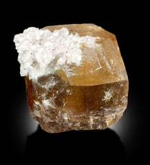 Topaz Crystal with Pink Lepidolite, Topaz Specimen, Terminated Topaz, Lepidolite Mica, Topaz stone, Mineral Specimen, Raw Topaz, 947 gram