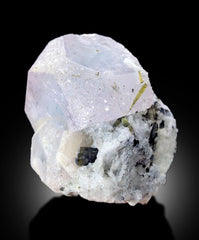 AquaMorganite With Green Tourmalines and Albite From Dara e Peach Afghanistan - 128 gram