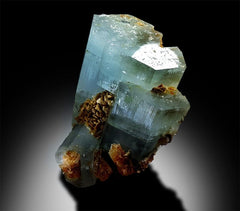 Aquamarine Crystal, Aquamarine Specimen, Natural Aquamarine, Aquamarine Cluster, Mineral Specimen from Chumar Bakhoor Pakistan, 560g