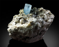 Aquamarine Specimen, Aquamarine With Topaz Schorl Quartz Mica Combo Mineral Specimen, Aquamarine From Shigar Pakistan 1387 g , 131*120 mm
