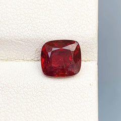 Deep Red Spinel Loose Gemstone, Ruby Red Spinel Gemstone For Ring Making, Faceted Spinel For Jewelry Making, Burma Spinel, 1.8 Carat