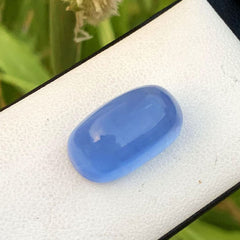 Deep Blue Aquamarine Cabochon For Ring Making, Santa Maria Aquamarine Cab, Natural Aquamarine Stone, Aquamarine Jewelry Stone, 17.5 CT