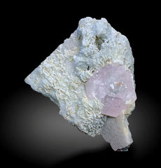 Pink Morganite Crystal with Cleavlandite Albite, Morganite Specimen, Morganite Stone, Morganite From Afghanistan, 1770 g, 149*116*101 mm