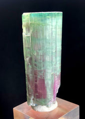 Tourmaline Crystal, Bicolor Tourmaline, Tourmaline for sale, Terminated Tourmaline crystal, Paprok Tourmaline, Raw Tourmaline, 44 gram