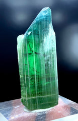 Blue Green Tourmaline Crystal, Natural Tourmaline, Tourmaline Specimen, Tourmaline Rough, Tourmaline Crystal From Afghanistan 140.60 cts