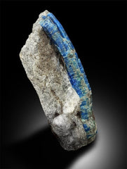 Blue Aquamarine Crystal, Aquamarine on Matrix Mineral Specimen - 247 g, 125*37*33 mm