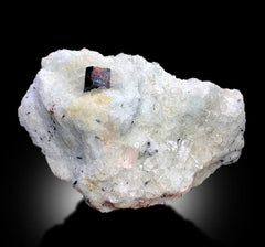 Natural Red Color Tantalite with Morganite, Quartz and Albite, Mineral Specimen, Tantalite Specimen from Afghanistan - 616 gram