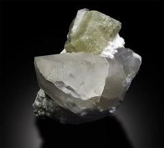 Green Herderite | Herderite Crystal | Herderite Specimen | Herderite with Quartz | Rare Herderite | Rare Mineral | Rare Stone | 272 g
