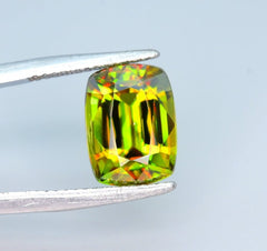 Sphene Gemstone, Sphene cut stone, Fire Sphene, Titanite Sphene Gemstone, Sphene Jewellery, Engagement Ring - 4.35 cts