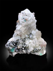 Tourmalines with Fluorite, Quartz Crystals, Tourmaline Crystals, Tourmaline Cluster, Tourmaline Specimen, Green Fluorite Crystals, 1214 g