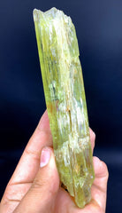 Natural Yellow Color Triphane Kunzite Crystal, Etched Kunzite, Raw Mineral, Crystal Specimen, Kunzite from Afghanistan - 121 gram