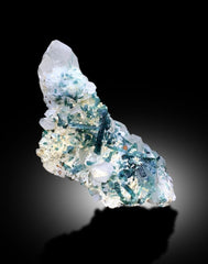 Natural Indicolite Blue Tourmaline Cluster with Morganites and Quartz, Tourmaline Specimen, Tourmaline from Afghanistan - 898 gram