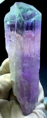 Bicolor Kunzite Crystal ,Microlite Crystals, Natural Kunzite, Kunzite stone, Rare crystals, Rare minerals, 394 Gram , 160*45*30 mm