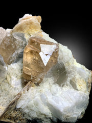 Topaz Specimen, Topaz Crystals, Topaz with Quartz Feldspar and Mica, Golden Topaz, Microcline Feldspar, Mineral Specimen, 1567 g