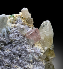Pink Morganite With Tourmalines Quartz Lepidolite and Cleavelandite Albite Specimen From Afghanistan - 1715 gram