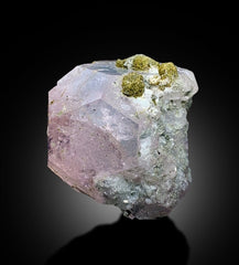 Pink Morganite with Green Tourmalines, Morganite Specimen, Morganite Crystal, Tourmaline Crystal, Mineral Specimen, Raw Gemstone, 87 gram