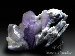 Natural Kunzite Crystals with Quartz Mineral Specimen from Nuristan Afghanistan - 965 gram , 134*98*88 mm