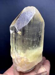 Natural Yellow Kunzite Crystal, Triphane Crystal, Kunzite Specimen, Spodumene Kunzite, Mineral Specimen, Crystal Specimen, 372g