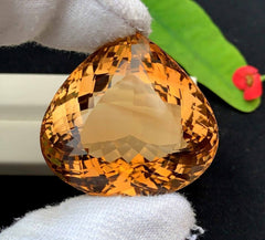 Triangle Shape Champagne Topaz Gemstone, Loose Gemstone, Topaz Faceted Stone, Handmade Jewellry, Topaz Jewellry - 297.30 CT