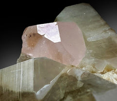 Natural Pink Color Morganite Crystal with Smoky Quartz, Morganite Specimen from Dara e Peech Afghanistan - 904 gram