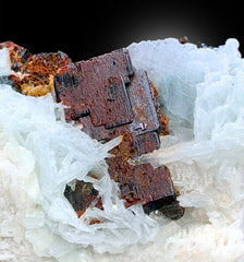 Tantalite Crystals Cluster, Red Tantalite Specimen, Tantalite Crystals, Rare Mineral, Rare Crystal, Rare stone, Mineral Specimen, 320 gram