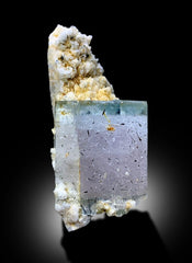 AquaMorganite, Morganite Var Aquaamrine, AquaMorganite With Schorl and Feldspar From Skardu Pakistan - 54 gram