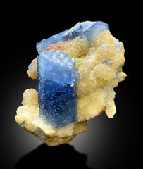 Celestine Crystals with Calcite Mineral Specimen from Afghanistan, 375 gram