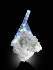 Sky Blue Aquamarine Crystals Cluster With Feldspar From Shigar Valley Skardu Pakistan - 79 gram