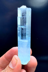 Enhydro Transparent Gem Grade Sky Blue Color Aquamarine Crystal, Raw Mineral, Aquamarine Gemstone, Aquamarine Specimen - 46 gram