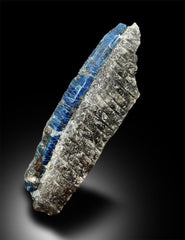 Blue Aquamarine Crystal, Aquamarine on Matrix Mineral Specimen - 247 g, 125*37*33 mm