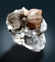 Natural Topaz Crystal with Fluorite and Quartz, Fine Mineral, Combo Specimen, Display Specimen, from Skardu Pakistan - 1444 g