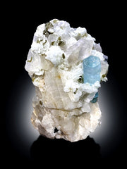 Aquamarine Specimen, Aquamarine Crystal, Quartz Crystals, Albite Feldspar and Mica, Aquamarine stone, Mineral Specimen, Raw Crystal, 1064 g