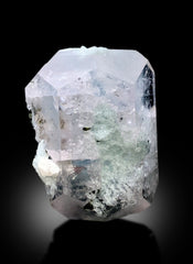 AquaMorganite, Morganite Var Aquamarine, AquaMorganite With Green Tourmalines and Albite From Afghanistan - 90 gram